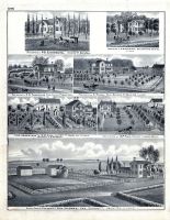 P.D. Cederburg Residence, S.B. Shumway, C.M. Falk, A.P. Falk, Isiah Willcox Stock Farm, Oxford, Henry County 1875